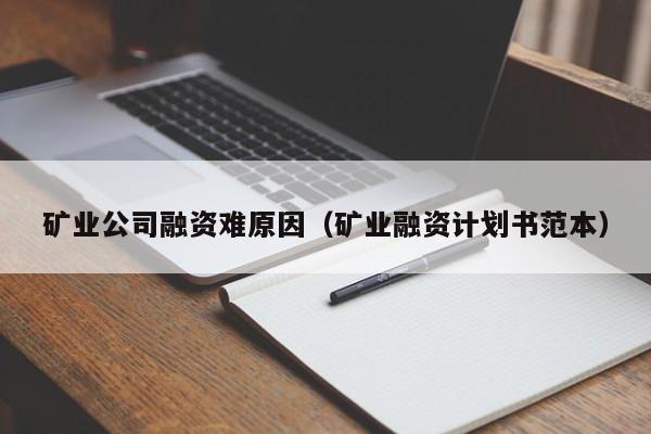 矿业公司融资难原因（矿业融资计划书范本）