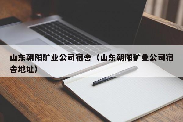 山东朝阳矿业公司宿舍（山东朝阳矿业公司宿舍地址）
