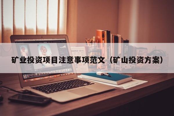 矿业投资项目注意事项范文（矿山投资方案）